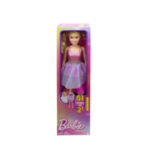 Barbie Large 71Cm Doll Vestito Rosa HJY02