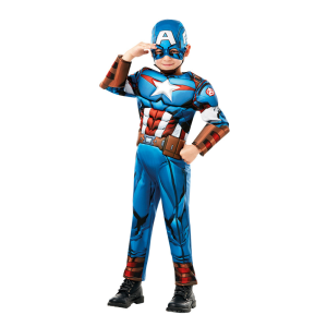 Costume Capitan America Deluxe inf 640833-S