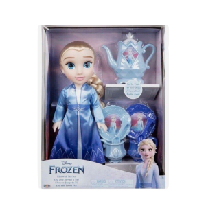 Disney Princess Elsa 35Cm con Tea Set 218384