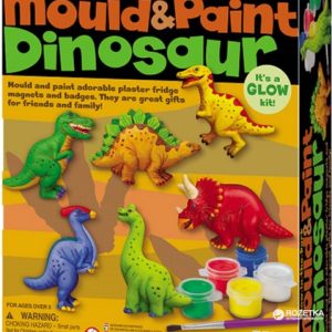 4M kit per modellare e colorare il gesso ” Dinosauri ”