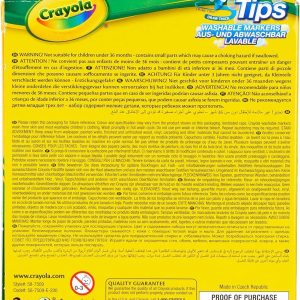 Crayola 12 Pennarelli Superpunta Lavabili 7509