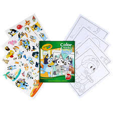 Crayola Album Coloring Adesivi Bluey 042664