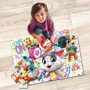 Puzzle Pavimento 40pz 44 Gatti 25466