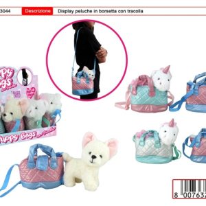 Peluche Puppy con Borsetta Tracolla Ass. 33044