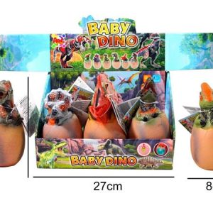Dinosauro in Uovo 18Cm con Suoni 39436