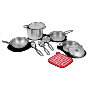 Giochi di Casa Set di Pentole e Accessori GGI190141