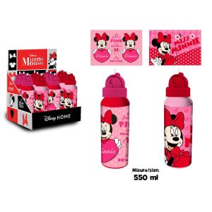 Borraccia Alluminio ConCannuccia 550 Ml Minnie D09505