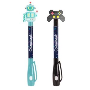 Colourbook Secret Pen Robot Luce UV Ass. COL24981