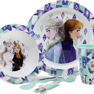 Frozen 2 Piatti Set 5pzcon Bicchiere ST74250