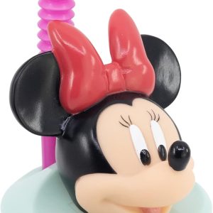 Minnie Bicchiere con Cannuccia 3D Tritan 360ml ST74466