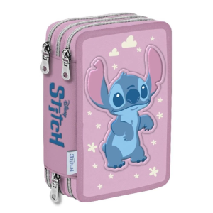 Astuccio 3Zip Stitch Rosa 251160