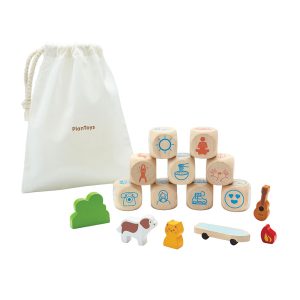 Storytelling dice  – Plantoys