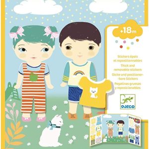 Stickers Riposizionabili – I Vestiti – Djeco