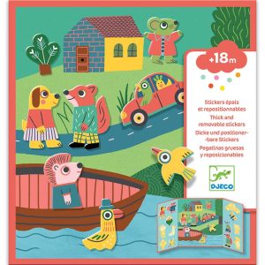 Stickers Riposizionabili – Gli Animali – Djeco