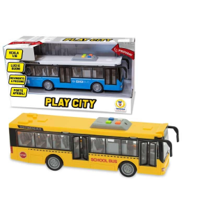 Autobus A Frizione Luci e Suoni 2 Colori Assortiti