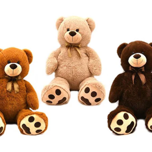 Peluche Orso con Fiocco 100cm Colori Assortiti Globo