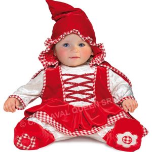 Costume Piccolo Cappuccetto Rosso 0/3 Mesi 82080 Carnaval Queen