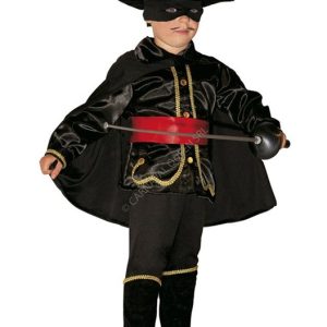 Costume Cavaliere Nero 1/2 Anni 63020 Carnaval Queen