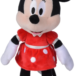 Peluche Minnie Con Abito Rosso 25 Cm Pts