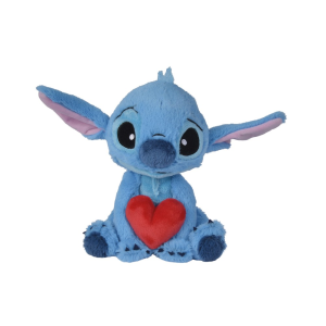 Peluche Stitch con Cuore Rosso 25 Cm Pts