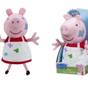 Peluche Peppa Pig Con Grembiulino Da Colorare