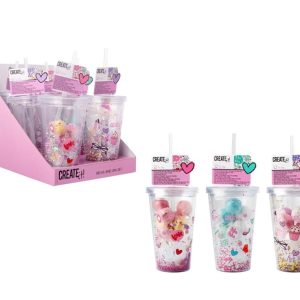Create It- Bicchiere con Cannuccia