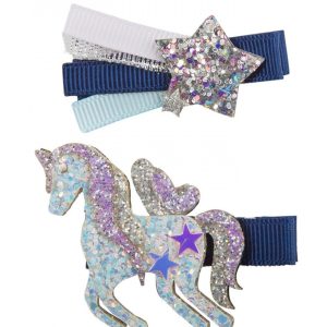 Gp Fermaglino Singolo Con Unicorno o Stella Assortiti