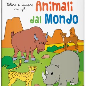 Colorini Album Da Colorare Animali Del Mondo