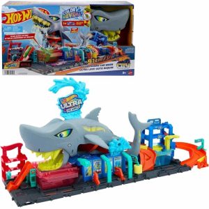 Hot Wheels City Autolavaggio Mega Squalo