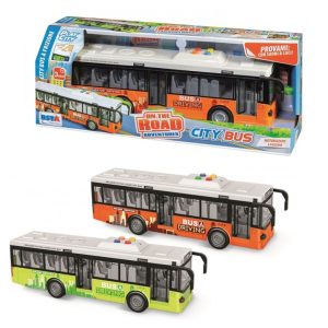 City Bus Frizione Con Luci E Suoni