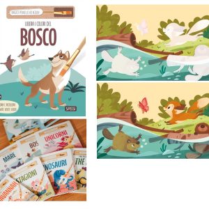 Sassi Libera i Colori del Bosco- Libro Illustrato Da Colorare