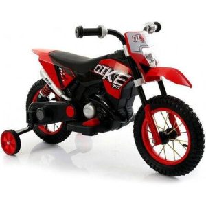 Motocross Elettrica 6 V Rossa