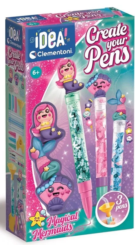 Laboratorio Crea Penne Sirenetta Piccolo Clementoni - immagine 2