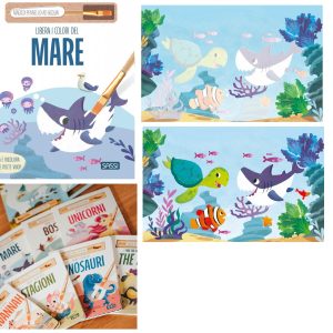 Sassi Libera i colori del Mare- Libro Illustrato Da Colorare