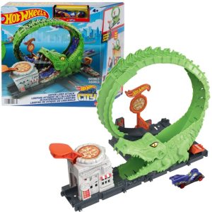 Hot Wheels City Loop Attacco Dell’Alligatore