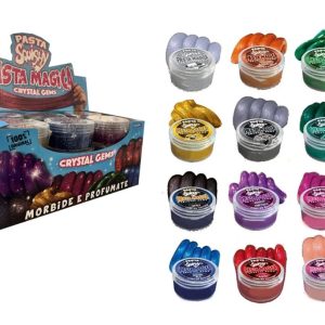 Squishy Pasta Magica Crystal in Barattolo Assortiti