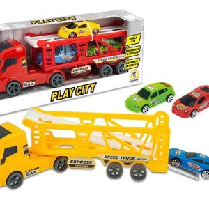 Camion Porta Auto a Frizione Play City Teo
