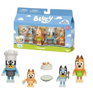 Bluey 4 Personaggi Confezione Pavlova