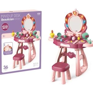 Specchiera Vanity Con Luci, Suoni e Sgabello