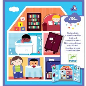 Stickers Riposizionabili – A Casa – Djeco