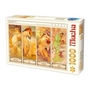 Art Nouveau Mucha Season – puzzle 1000 pezzi