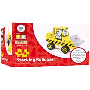 Bigjigs ” Bulldozer impilabile”