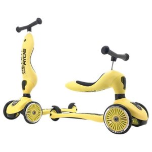 Scoot and Ride monopattino e cavalcabile 2 in 1 colore Lemon