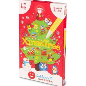 CALENDARIO DELL’ AVVENTO KIT DECORAZIONI PER ALBERO -SABBIARELLI