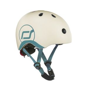 Casco per bambini taglia XXS-S Scoot and ride-Colore Ash- grigio chiaro