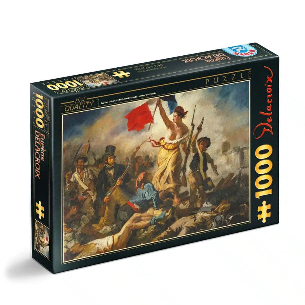 Delacroix la libertà che guida il popolo – Puzzle 1000 pezzi - immagine 2