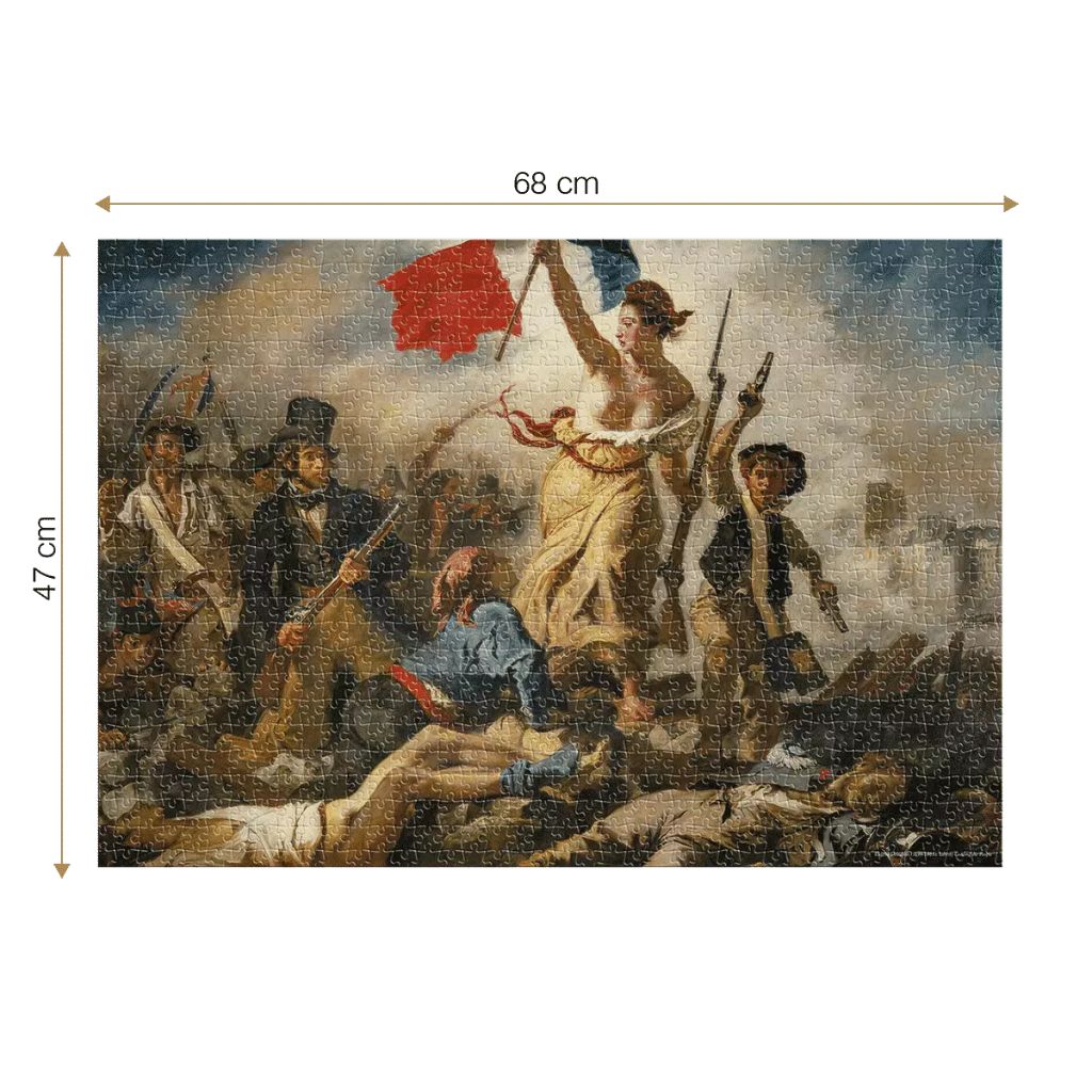 Delacroix la libertà che guida il popolo – Puzzle 1000 pezzi - immagine 3