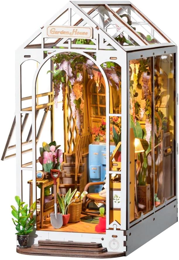 Rolife Book Nook Garden House- Miniature DIY- TGB06 - immagine 5