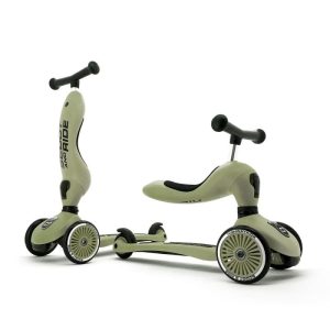 Scoot and Ride monopattino e cavalcabile 2 in 1 Olive