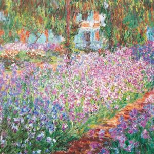 Iris nel giardino di Monet